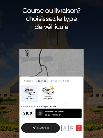 Kays Express - VTC au Burkina iPad screenshot