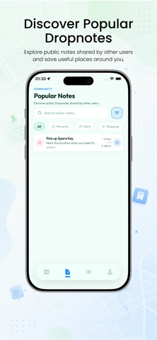 Dropnote: Location Notes screenshot