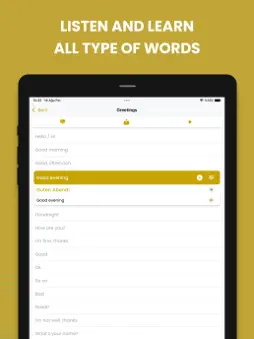 Learn German - Phrasebook screenshot 6