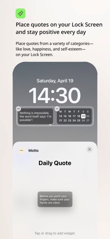 Motto - Daily Quotes iPhone screenshot