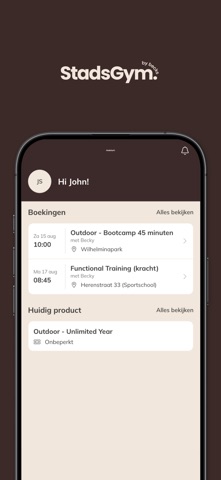 StadsGym iPhone screenshot 4