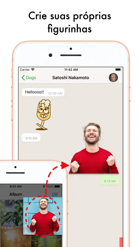 Top Figurinhas WASticker Maker screenshot 1 of 9