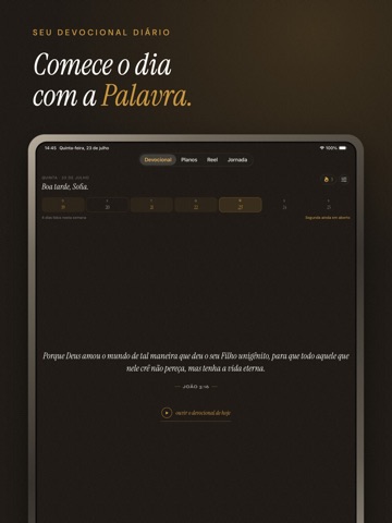 Verso: Versículo do Dia iPad screenshot 1