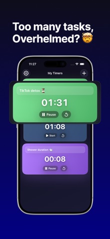 Multi Timers - Pomodoro Focus Screenshot 1 of 3