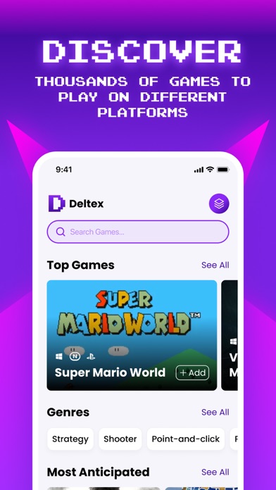 Deltex: Games Finderのおすすめ画像1