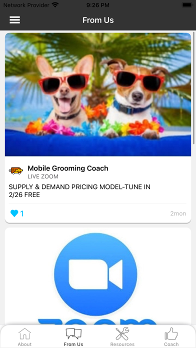 Mobile Grooming Coach Screenshot