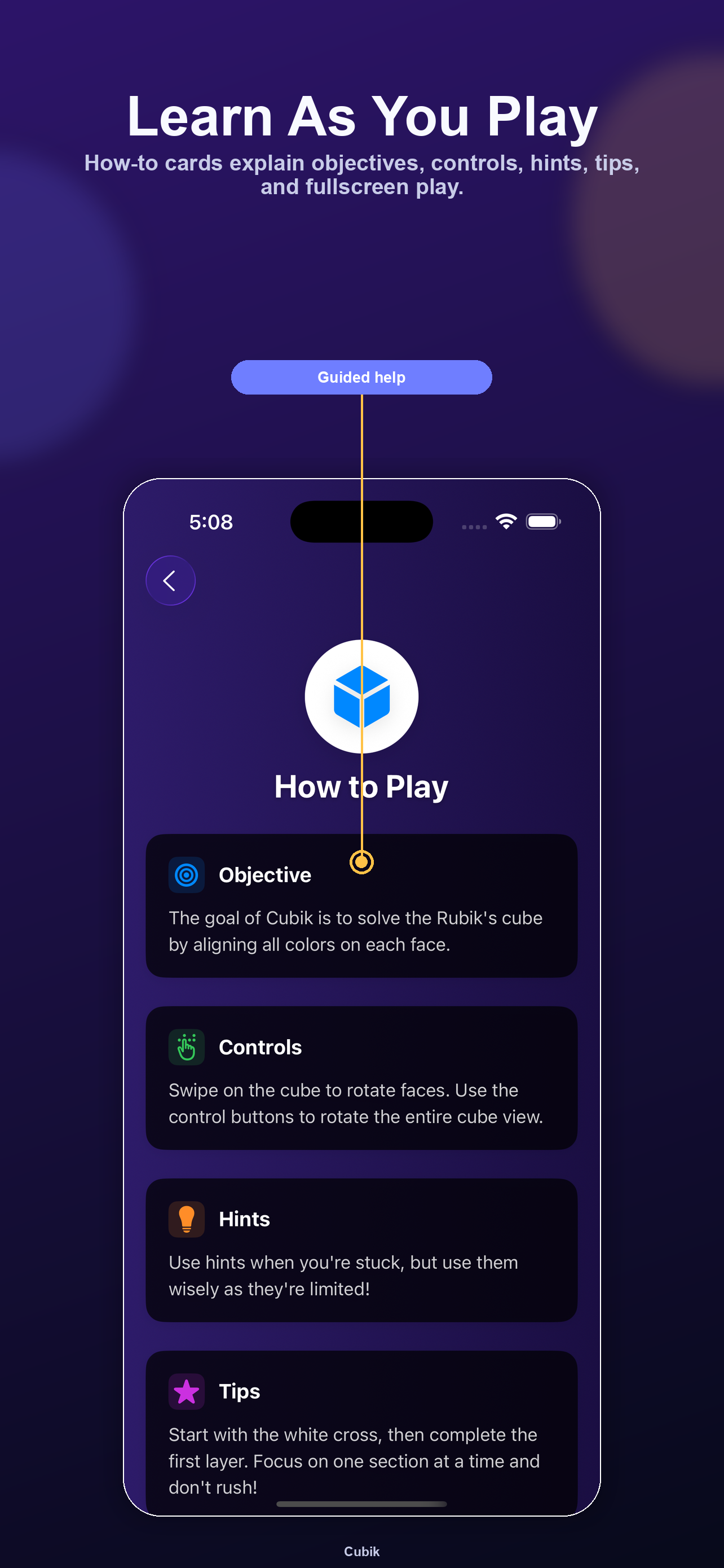Cubik: Rubik’s Cube Puzzle