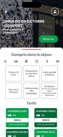 Oumma Voyages screenshot