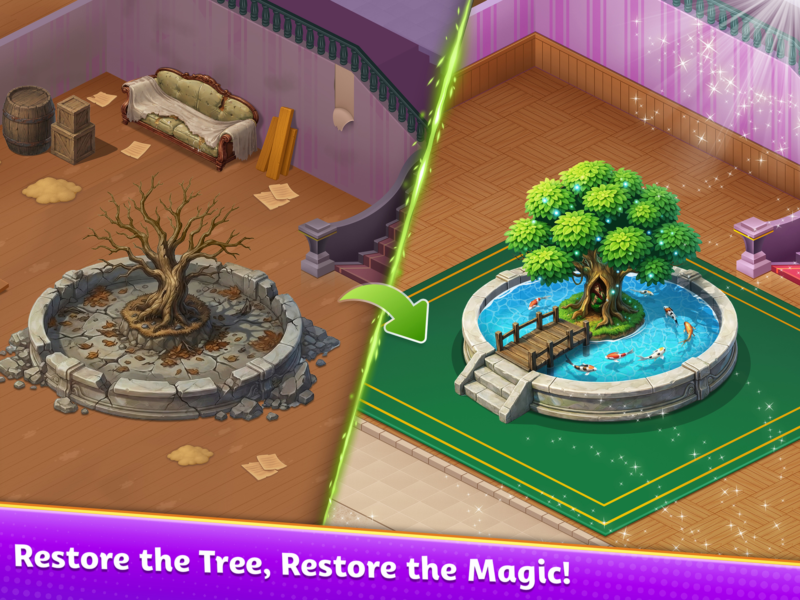 Magic Manor - a Match-3 Game