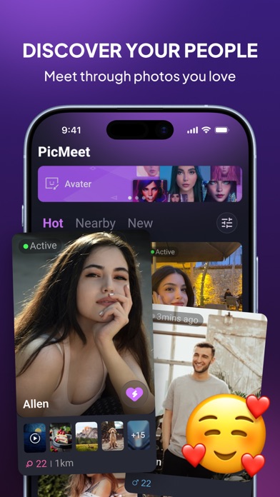 PicMeet - Share with Friends app screenshot