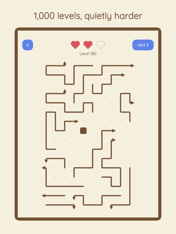 Arrows: Minimal Snake Puzzle iPad screenshot