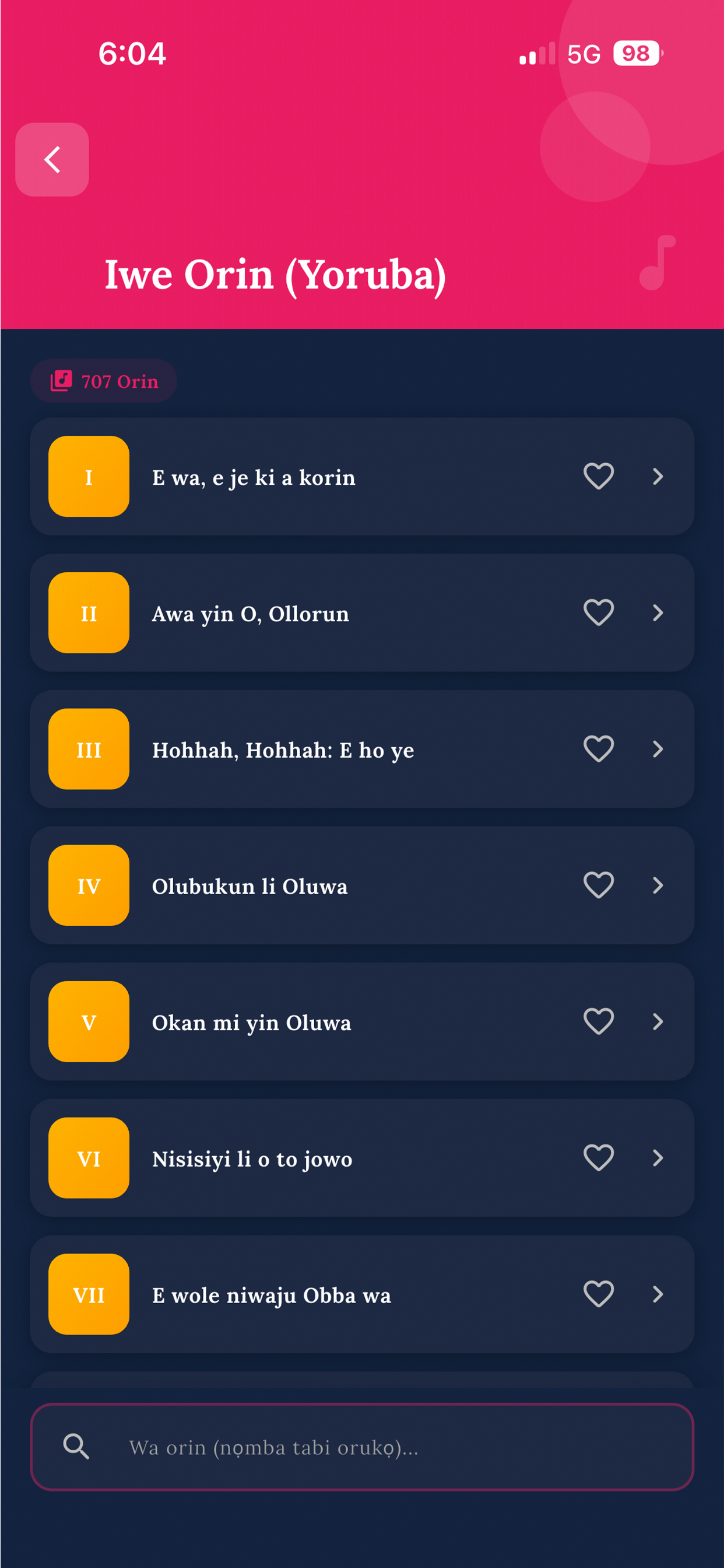 TCL Hymnal screenshot 5