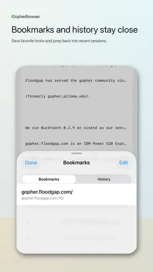 iGopherBrowser screenshot 4
