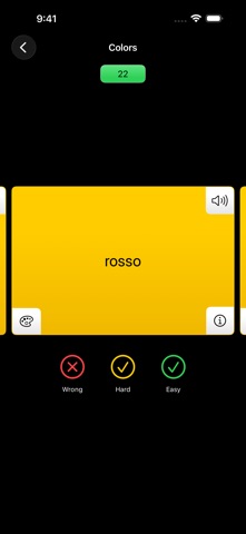 Flashcard Italian Screenshot 2 of 5