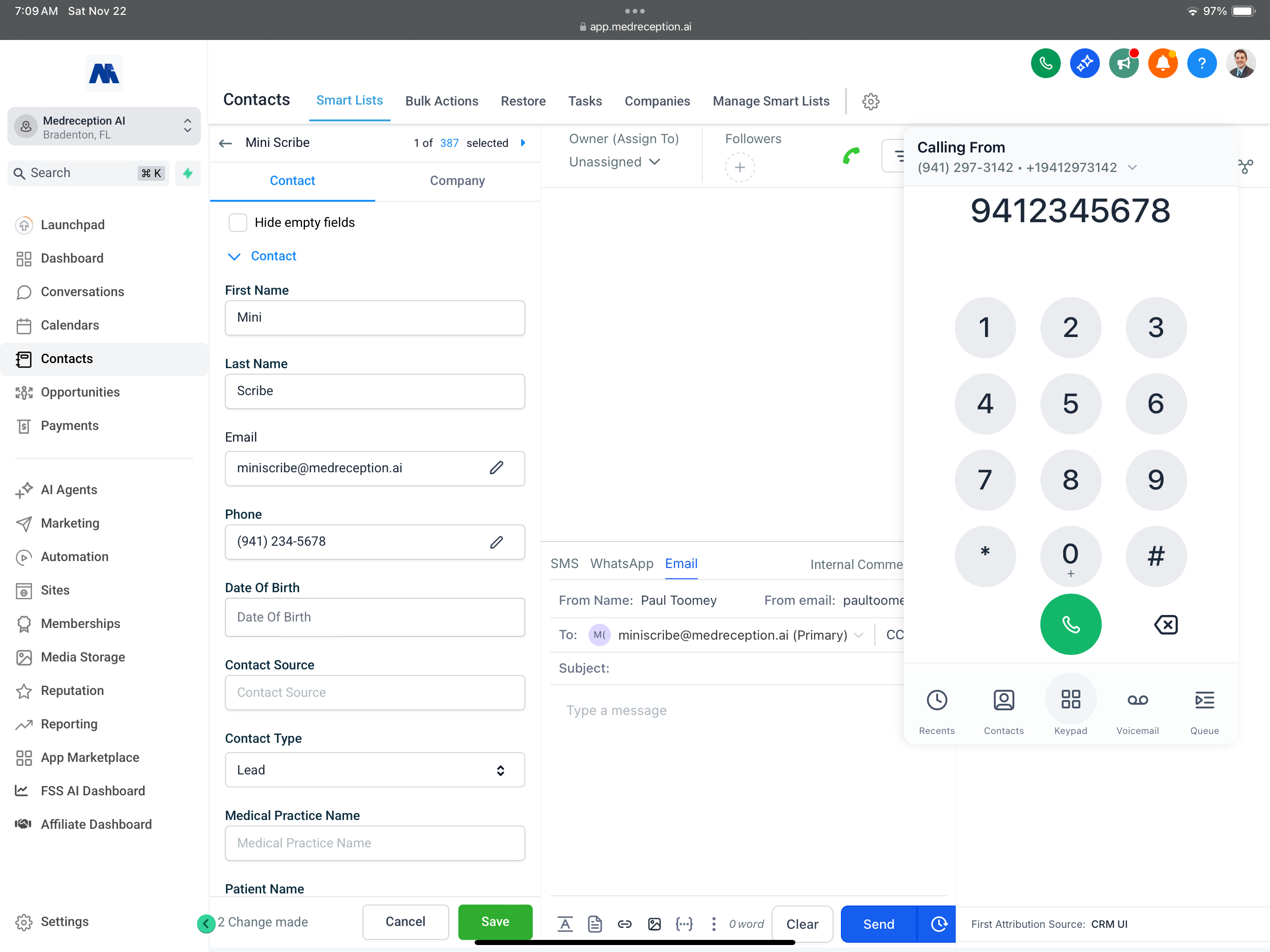 Medreception AI - Clients screenshot 8