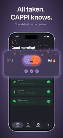 CAPPI — Medication Tracker screenshot