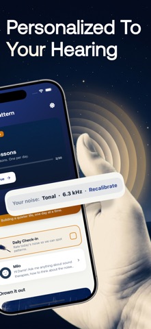 Tinnitus Relief: MyPattern Screenshot 2 of 7