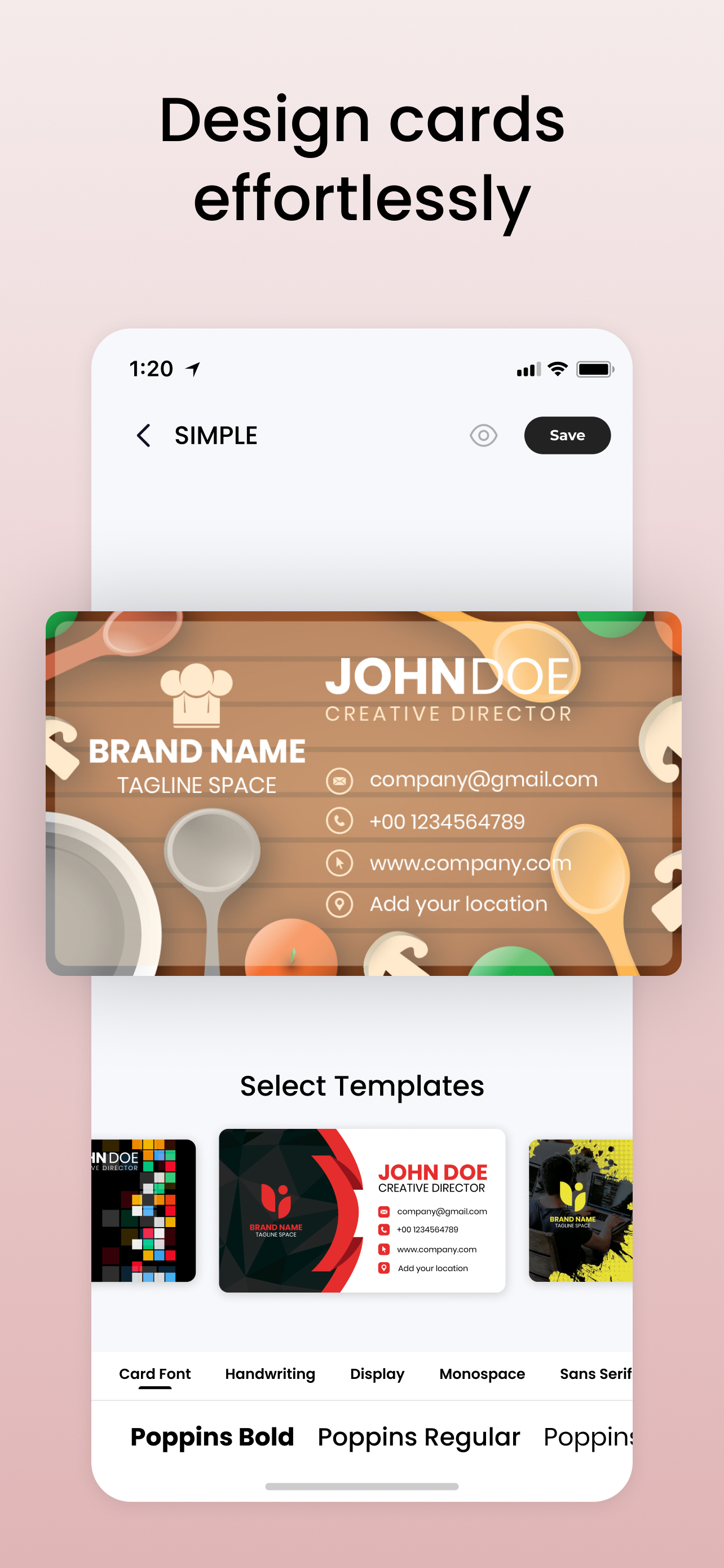 Business Card Maker - Creator screenshot 5