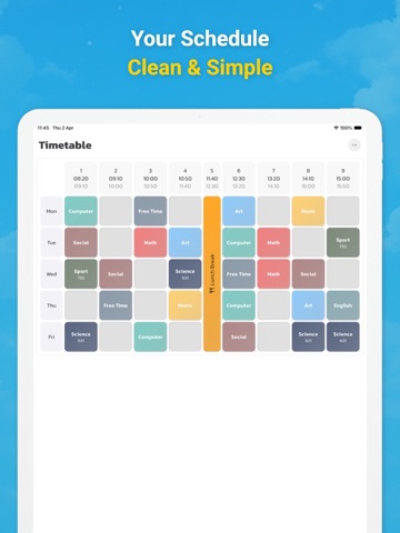 Easy Timetable for School