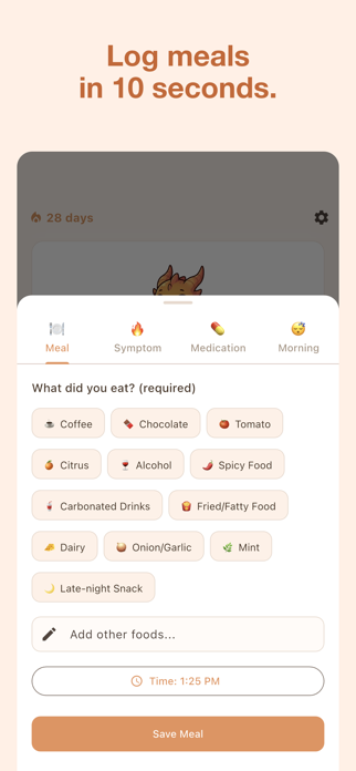 FireBelly: GERD Reflux Tracker Screenshot 6 of 7