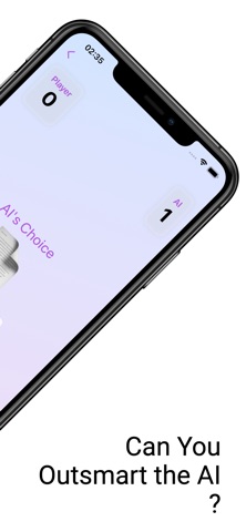 Rock Paper Scissors with AI iPhone screenshot