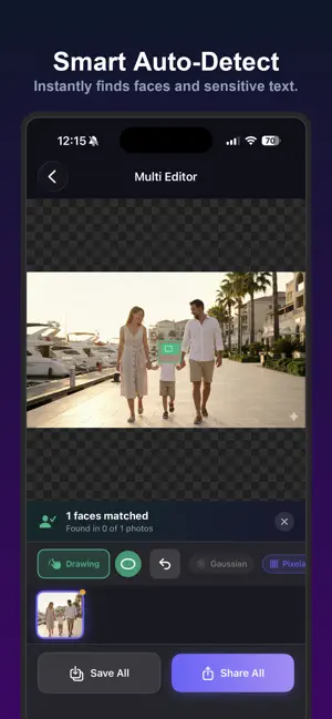 BlurPass: Face Blur & Censor screenshot 1