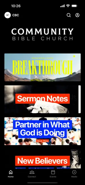 Community Bible Church CBC App screenshot 1