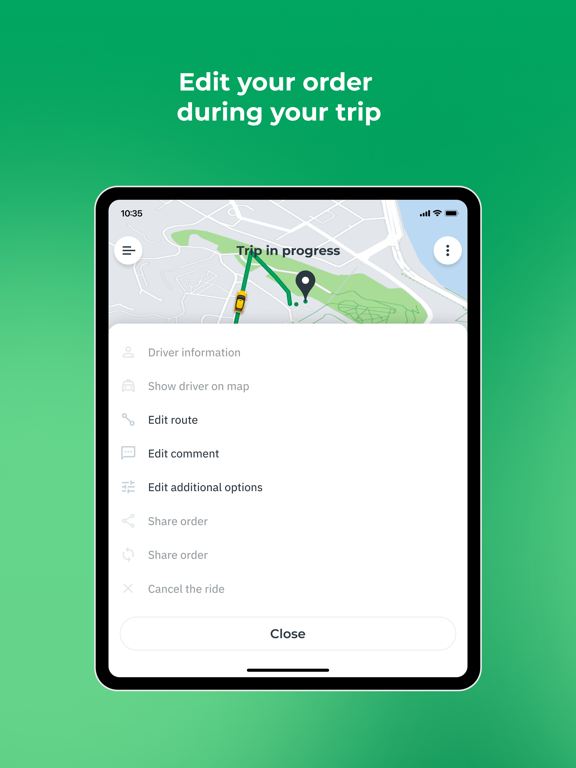 OnTaxi UA — Book a Taxi iPad screenshot 7 - Travel app