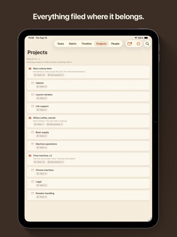 RACI Master iPad screenshot