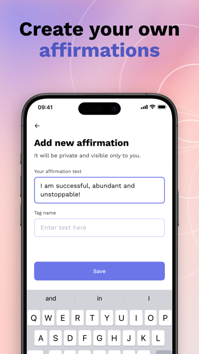 Daily Affirmations! Motivation Screenshot
