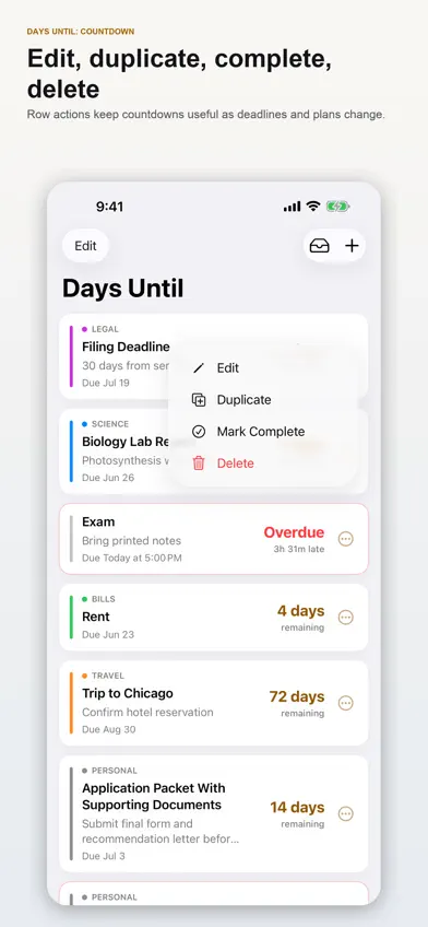 Days Until: Countdown screenshot 5