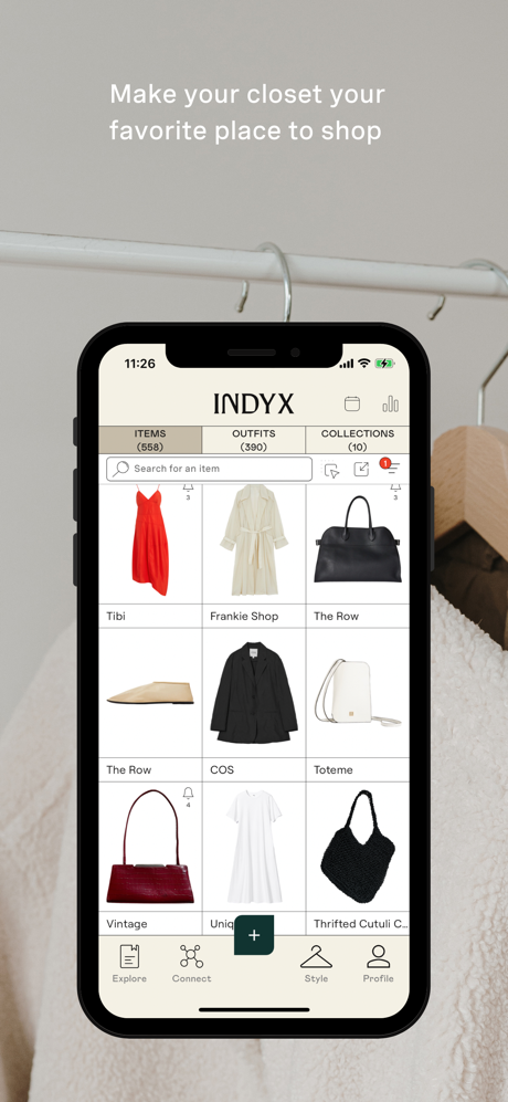 Indyx: Wardrobe & Outfit App screenshot 1