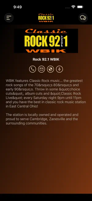 WBIK Classic Rock 92.1 screenshot 3