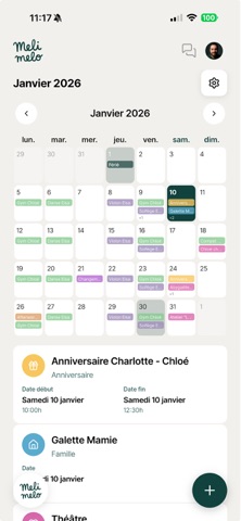 Melimelo - Gestion de foyer iPhone screenshot