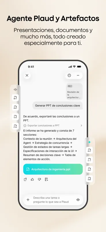 Plaud: Asistente IA de trabajo screenshot 6 of 9