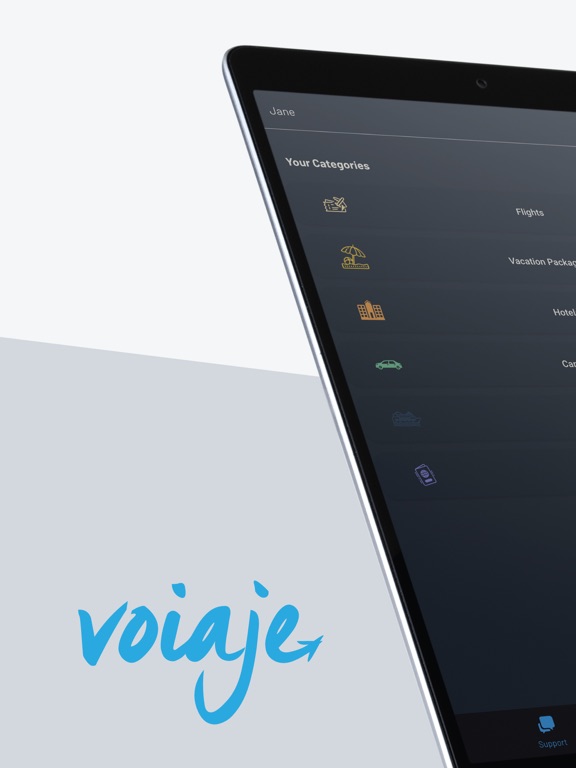 Voiaje : Personal Trip Planner iPad screenshot 1 - Travel app