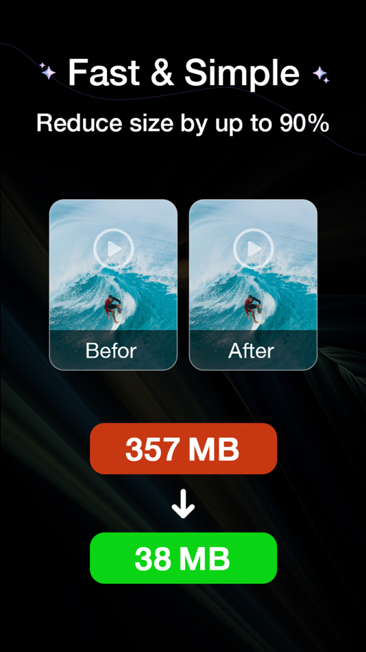 #1. Video Compressor: HQ Compress (iOS) 由: LightByte Co., Ltd.
