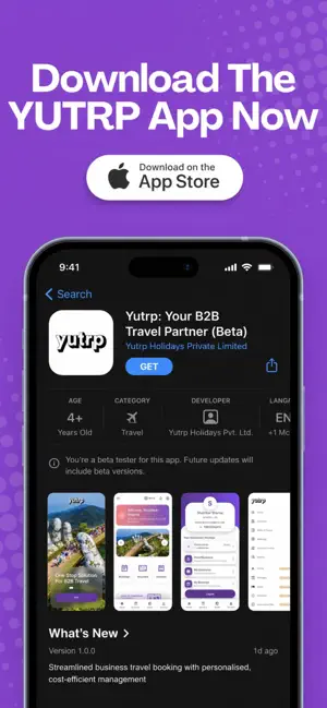 Yutrp: Your B2B Travel Partner screenshot 1