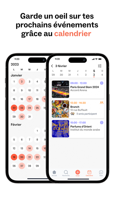 Meeps: social calendar iPhone screenshot 5 - Social Networking app