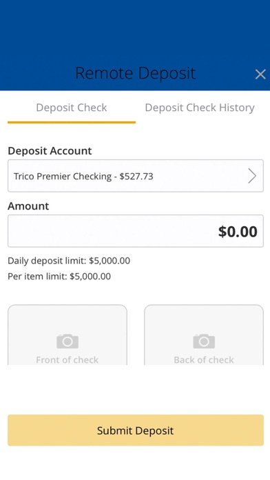 Tri Counties Mobile Banking iPhone screenshot 7 - Finance app