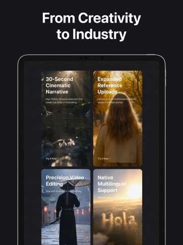 SeedanceAI - Video Generator + iPad screenshot