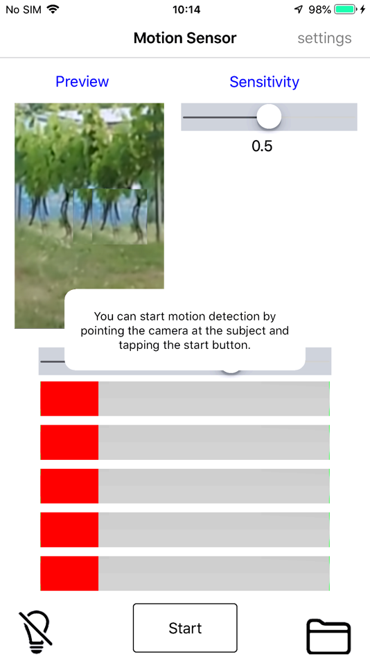 #2. MotionDetecMan (iOS) 由: HIROFUMI MARUO