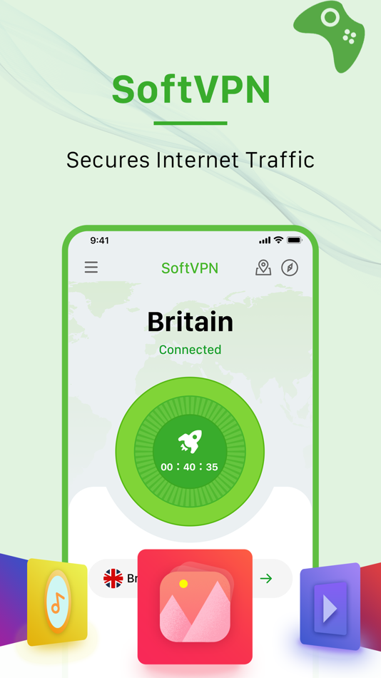 #2. SoftVPN - Safe Fast Proxy (iOS) Podle: Xian Xinxinan Information Technology Co., Ltd.