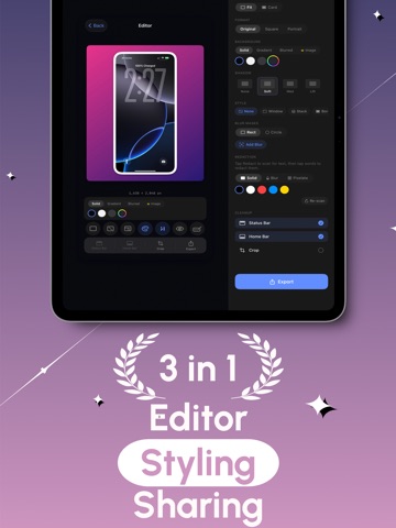 Screenshot Editor - Capspace iPad screenshot