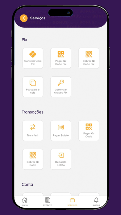 BONUS BANK - NOVO APP Screenshot