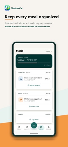 NurtureCal Food Tracker Screenshot 6 of 7