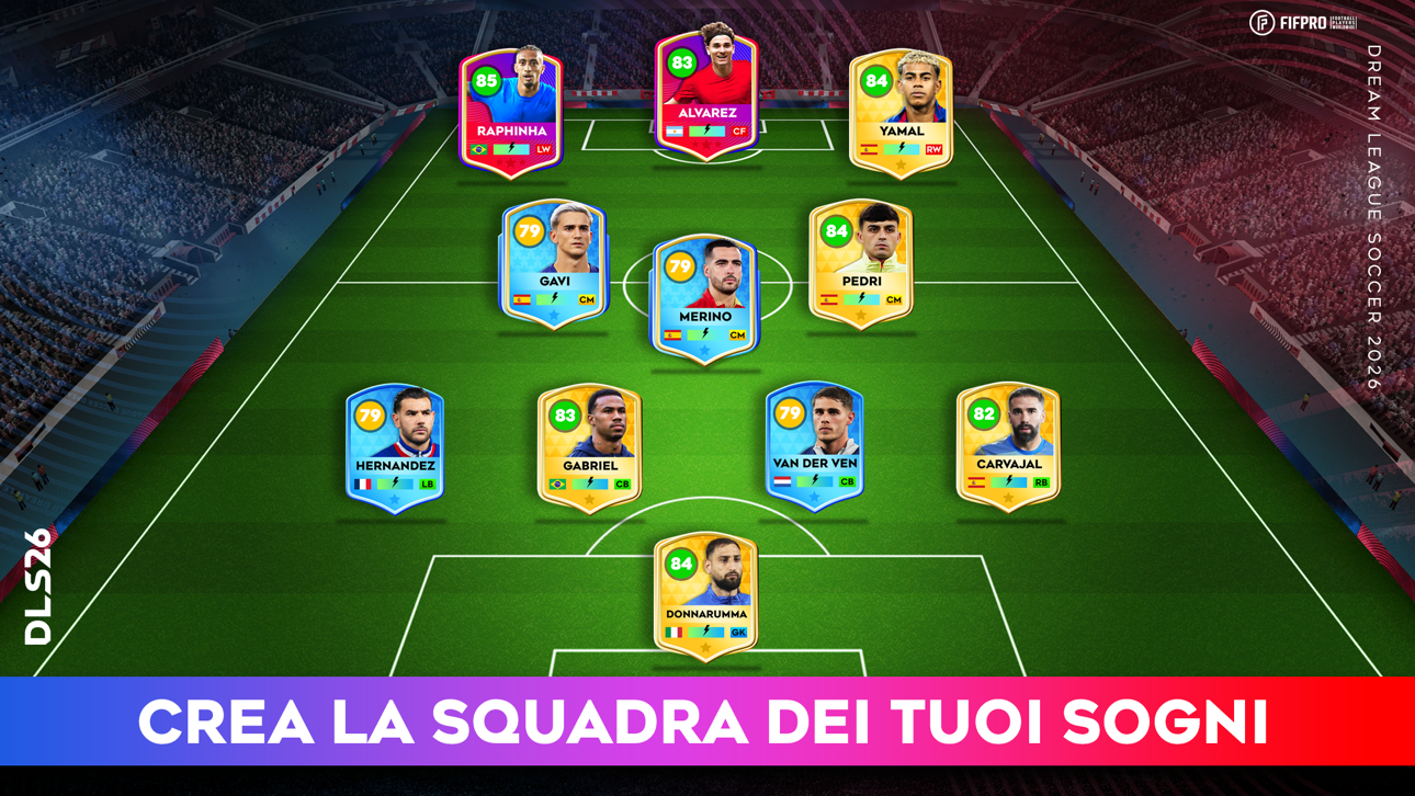 Dream League Soccer 2026 iOS Mod IPA screenshot 7 - iOS game interface