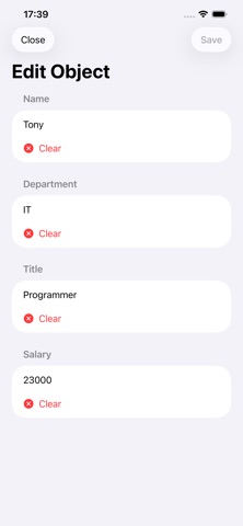 BlitzData admin iPhone screenshot