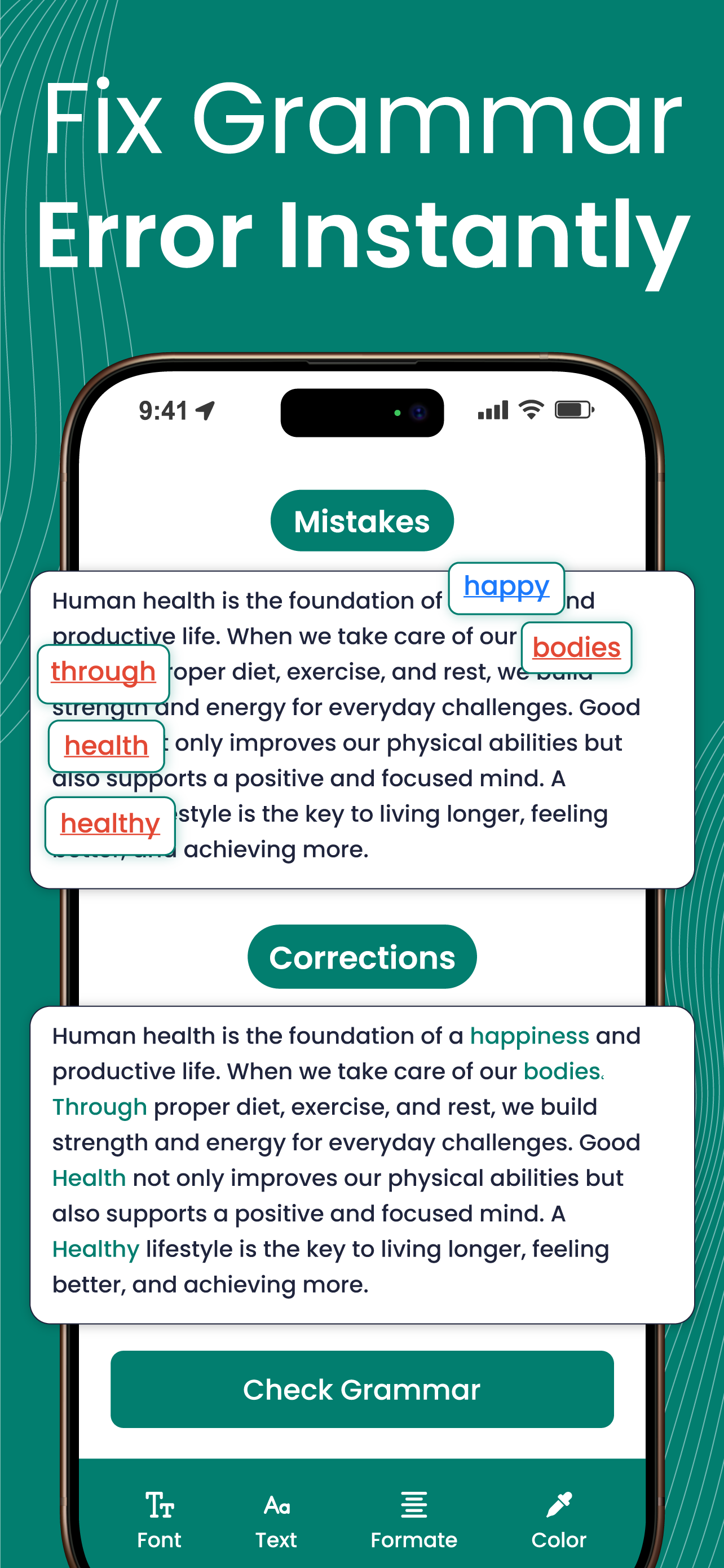 AI Grammar Checker & Corrector screenshot 2