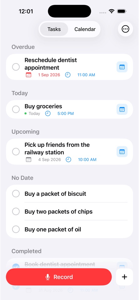 Todobo screenshot 1